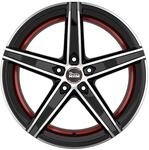 MAM WHEELS MAM OX-18 black front polished red inside 8.5Jx19 5x112 ET45