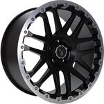 ETABETA COMBAT CV Black matt lip + cap polished 8.0Jx18 5x130 ET40