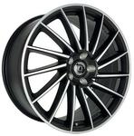 DIEWE BRIOSA schwarzmatt frontpoliert 8.0Jx18 5x112 ET35