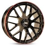 MAM WHEELS MAM GT1 black painted lip red 8.5Jx19 5x100 ET45