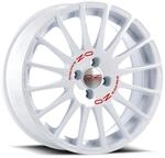 OZ SUPERTURISMO WRC race white + red lettering 8.0Jx18 5x114.3 ET40