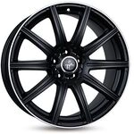 KESKIN WHEELS KT16 DYNAMIC matt black lip polish 8.5Jx19 5x112 ET30