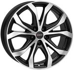ALUTEC W10X racingschwarz frontpoliert 8.0Jx18 5x108 ET45
