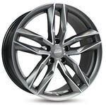 MAM WHEELS MAM RS3 matt palladium front polished 8.0Jx18 5x108 ET45