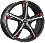 RONAL RONAL R62 RED jetblack-matt-frontkopiert 8.5Jx20 5x108 ET40