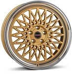 BORBET DESIGN B gold rim polished 7.0Jx17 4x100 ET38