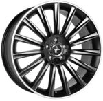 KESKIN WHEELS KT18 TURBO matt black lip polish 7.0Jx17 5x112 ET48