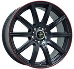 KESKIN WHEELS KT16 DYNAMIC matt black lip red 9.5Jx19 5x112 ET45