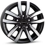 BORBET DESIGN CW5 black polished matt 6.5Jx16 5x120 ET60