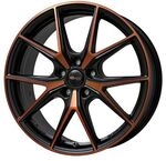 BROCK B40 black orange matt 8.0Jx19 5x112 ET49