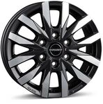 BORBET DESIGN CW6 black polished matt 6.5Jx16 6x130 ET54