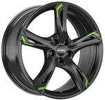RONAL RONAL R62 GREEN jetblack 8.0Jx19 5x112 ET45