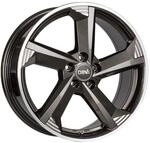 DBV TORINO III anthrazit gl&auml;nzend front poliert 8.0Jx19 5x108 ET55