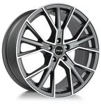 AVUS RACING AF18 matt anthracite polished 8.5Jx19 5x112 ET30