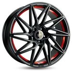 KESKIN WHEELS KT20 FUTURE matt black red inside 8.5Jx19 5x114.3 ET40