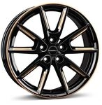 BORBET DESIGN LX18 black glossy gold spoke rim 8.0Jx18 5x114.3 ET48