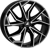 ALUTEC ADX.02 4-LOCH diamantschwarz frontpoliert 7.5Jx18 4x108 ET18
