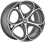 MSW (OZ) MSW 82 matt gun metal full polished 8.0Jx18 5x120 ET29
