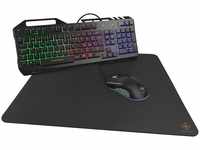 DELTACO GAMING GAM-113-DE, DELTACO GAMING 3in1 Gaming Kit RGB Beleuchtung,sw