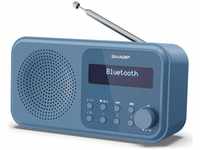 Sharp DAB+ Radio Tokyo mit Bluetooth - blau
