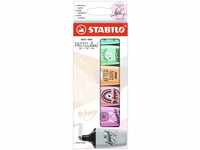 STABILO BOSS MINI Textmarker, 6er-Set - Pastell