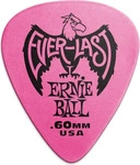 Ernie Ball Everlast Gitarren Plektren pink 0,60 mm, 12er Pack