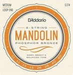 Daddario D'Addario Saiten Satz f&uuml;r Mandoline Phosphor Bronze, 8-saitig