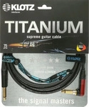 Klotz TIR Titanium Supreme Gitarrenkabel 4,5 m Klinke 6,3 gerade/gewinkelt mit