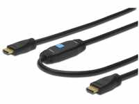 Digitus HDMI Stecker / HDMI Stecker Kabel schwarz 30 m