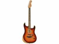 Fender American Acoustasonic Strat, Ebony Fingerboard, 3-Color Sunburst