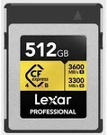 Lexar Pro Gold 512GB CFexpress Typ B 3600/3300 MB/s