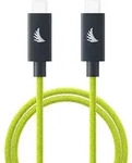 Angelbird USB-C auf USB-C Solid Flex Kabel USB 4.0 Gen 3x2 40GB/s 1m lime