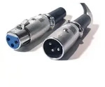 Hosa XLR102 Mikrofonkabel XLR3F-XLR3M 60cm