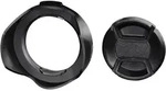 Hama Gegenlichtblende mit Objektivdeckel universal 58mm (93658)