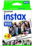Fujifilm Instax Wide Sofortbildfilm, 20 Aufnahmen