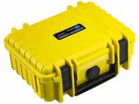 B&W International Outdoor Case Typ 500 Koffer gelb mit Schaumstoffeinsatz