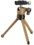 Leofoto MT-01 Mini-Stativ mit LH-25 Kugelkopf in Holzoptik