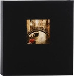 Goldbuch 27897, Goldbuch Bella Vista 30x31 cm, 60 wei&szlig;e Seiten, schwarz, Buchalbum