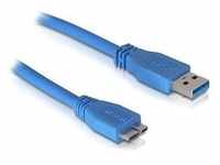 DeLock 82531, Delock USB 3.0 Typ-A m. > USB 3.0 Micro-B m. 1m, Delock - USB-Kabel -