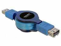 DeLock 82649, Delock USB 3.0 Verlängerung mit Aufrollfunktion 1m, Delock - USB-Kabel