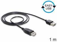 DeLock 83370, Delock EASY-USB 2.0 Typ-A m. > USB 2.0 Typ-A w. 1m, DeLOCK EASY-USB -