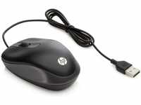 HP G1K28AA#ABB, HP Travel USB Maus | Schwarz, HP Travel - Maus - optisch - 3 Tasten -