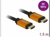 DeLock 85728, Delock HDMI-A m. > HDMI-A m. 1,5m, DeLOCK - HDMI-Kabel - HDMI (M)...