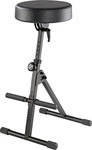 K&M 14061 Stehhilfe mit Gasdruckfeder schwarz Kunstleder