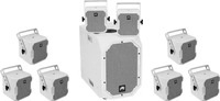 OMNITRONIC Set BOB-10A ws + 8x BOB-4 ws