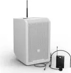 LD Systems ANNY 8 BPH B5 W - Tragbarer Bluetooth PA-Lautsprecher mit Akku, Mixer und