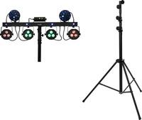 EUROLITE Set LED KLS Laser Bar Next FX-Lichtset + STV-60-WOT EU Stahlstativ...
