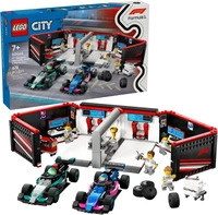 LEGO 6526270, LEGO City 60444 F1 Garage mit Mercedes-AMG & Alpine Rennautos