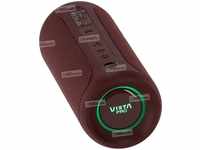 Vieta Pro VAQ-BS32DG, Vieta Pro #DANCE portabler Bluetooth Lautsprecher 25W, Rot