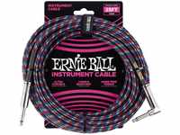 Ernie Ball EB6063 blau rot weiß 7,62m wkk